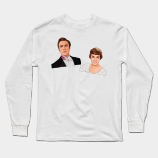 Captain and Maria Cartoon Long Sleeve T-Shirt